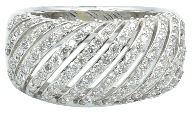 Custom Wave Ring with Diamonds | Taras Jewellers Custom Wave Ring with Diamonds | Taras Jewellers