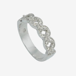 18kt White Gold Custom Wedding Band with Tiara Diamond | Taras Jewellers 18kt White Gold Custom Wedding Band with Tiara Diamond | Taras Jewellers